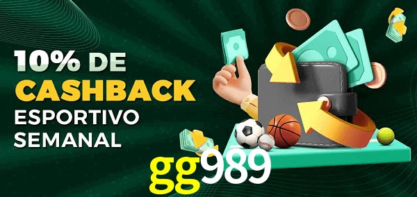 10% de bônus de cashback na gg989